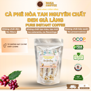 Cà Phê Hòa Tan Nguyên Chất SỮA GIÀ LÀNG - Bì Zip