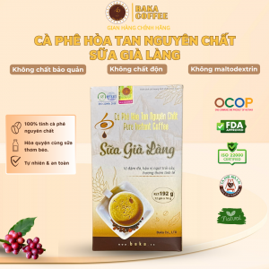 Cà Phê Hòa Tan Nguyên Chất SỮA GIÀ LÀNG 